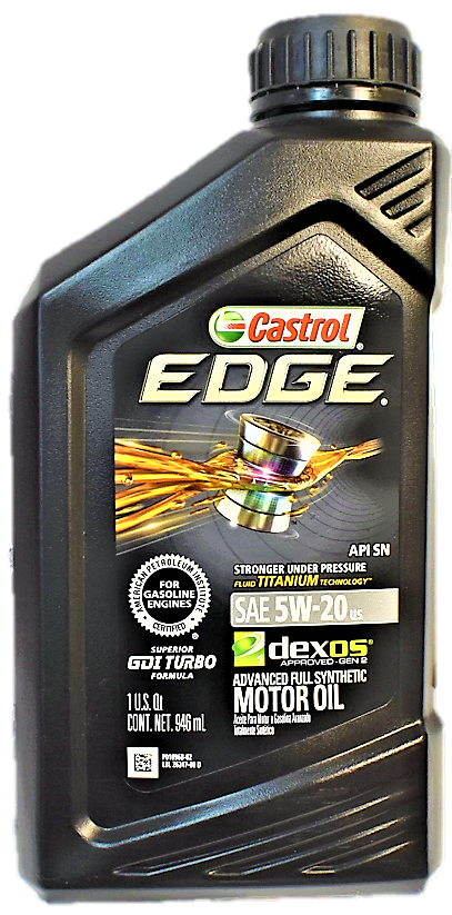Castrol Edge API SN SAE 5W-30 Advanced Full Synthetic Motor Oil / Dexos  Approved