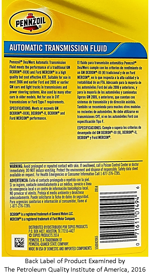 back label